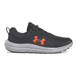 Buty do biegania męskie Under Armour Charged Assert 10. Szare buty do biegania Under Armour, bez wzorów, bez zapięcia, do biegania. Za 239.99 zł.