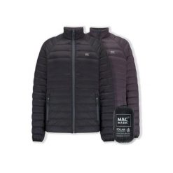 Kurtka puchowa Mac In A Sac. Czarne kurtki Mac In A Sac, l, bez wzorów, z materiału, bez kaptura. Za 481.00 zł.