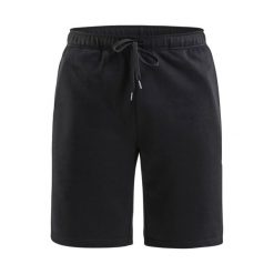 Szorty Craft community. Czarne szorty Craft, bez wzorów, sportowe. W wyprzedaży za 105.05 zł.