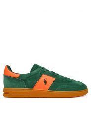 Polo Ralph Lauren Sneakersy 809P07172002 Zielony. Zielone buty sportowe casual Polo Ralph Lauren, bez wzorów, ze skóry, bez zapięcia. Za 598.99 zł.