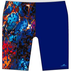 Spodenki kąpielowe męskie Aquafeel Jammer. Niebieskie krótkie spodenki sportowe AQUAFEEL, l, bez wzorów, z elastanu, na fitness i siłownię. Za 159.99 zł.