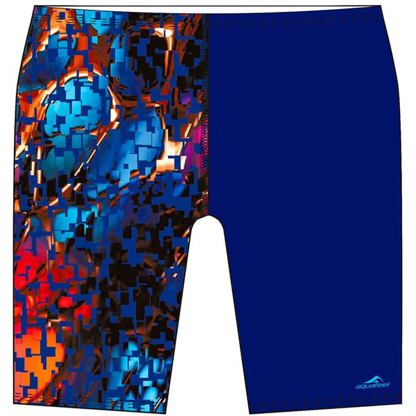 Spodenki kąpielowe męskie Aquafeel Jammer. Niebieskie krótkie spodenki sportowe AQUAFEEL, l, bez wzorów, z elastanu. Za 159.99 zł.