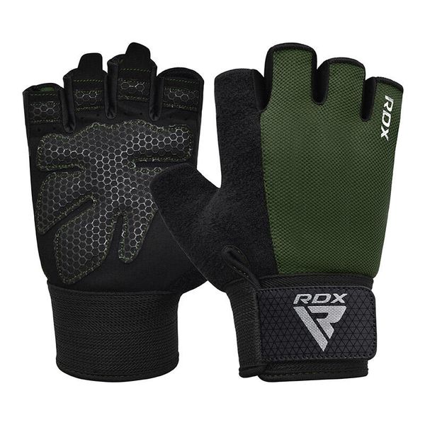 Rękawiczki Essential Training. Zielone rękawiczki RDX SPORTS, bez wzorów. Za 69.99 zł.
