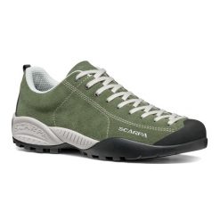 Buty turystyczne męskie SCARPA Mojito. Zielone buty turystyczne Scarpa, bez wzorów, z materiału, bez zapięcia, trekkingowe. Za 715.00 zł.