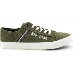 Zielone Trampki tenisówki Big star 174315 khaki. Zielone trampki BIG STAR, m, bez wzorów, bez zapięcia. W wyprzedaży za 119.00 zł.