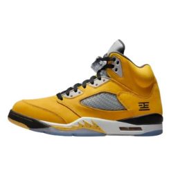 Air Jordan 5 Retro Tokyo T23 (2025). Żółte buty do koszykówki Jordan, bez zapięcia, do koszykówki. Za 1,180.67 zł.