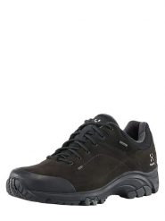 Haglöfs Skórzane buty turystyczne w kolorze czarnym rozmiar: 42. Czarne buty trekkingowe Haglöfs, bez wzorów, z gore-texu, bez zapięcia, outdoorowe, gore-tex. Za 597.18 zł.