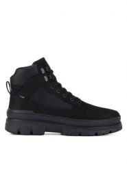 Rieker Revolution Lifestyle Trzewiki U1270-00 Czarny. Czarne botki sznurowane Rieker Revolution Lifestyle, bez wzorów, ze skóry, bez obcasa, bez zapięcia. Za 463.00 zł.