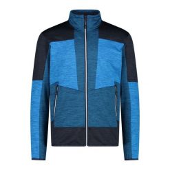 Polarowa kurtka turystyczna CMP. Niebieskie kurtki CMP, bez wzorów, z polaru, bez kaptura. Za 371.50 zł.