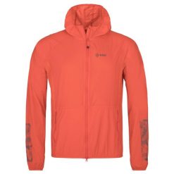 Męska kurtka outdooroowa Kilpi ROSA-M. Czerwone kurtki Kilpi, m, bez wzorów, z nylonu, bez kaptura. Za 215.49 zł.