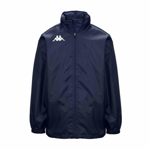 Windbreaker Kappa Wister. Niebieskie kurtki przeciwdeszczowe Kappa, m, bez wzorów, bez kaptura. Za 199.00 zł.