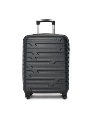 WITTCHEN Walizka kabinowa 56-3A-391-10 Czarny. Czarne walizki Wittchen, bez wzorów, z tworzywa sztucznego. Za 259.99 zł.