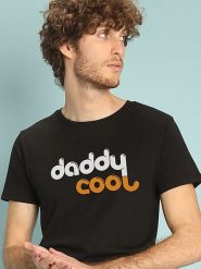 WOOOP Koszulka "Daddy Cool" w kolorze czarnym rozmiar: XXL. Czarne bezrękawniki Wooop, xxl, bez wzorów, z bawełny, bez kołnierzyka, bez ramiączek. Za 56.99 zł.