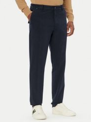 BOSS Chinosy H-Kane1 50543304 Granatowy Modern Fit. Niebieskie eleganckie spodnie Boss, m, z bawełny. Za 629.99 zł.
