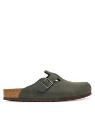 Birkenstock Klapki Boston 1032724 Zielony ciemny. Zielone klapki Birkenstock, ze skóry. Za 694.99 zł.