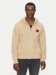 HUGO Bluza Daple212 50447972 Beżowy Regular Fit. Brązowe bluzy Hugo, m, bez wzorów, z bawełny, bez kaptura. Za 279.99 zł.