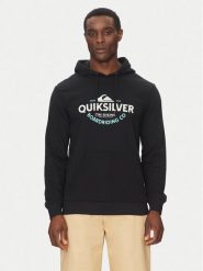 Quiksilver Bluza EQYFT05089 Czarny Regular Fit. Czarne bluzy Quiksilver, m, bez wzorów, z bawełny, bez kaptura. Za 199.99 zł.