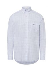 Gant koszula casual Mężczyźni Regular Fit Bawełna niebieski, L. Niebieskie koszule GANT, l, bez wzorów, z bawełny, bez kołnierzyka, bez ramiączek. Za 499.95 zł.