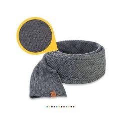 Ciepły męski szalik zimowy ciemnoszary Brodrene S5-DGR. Szare szaliki bez wzorów, z materiału. Za 55.00 zł.