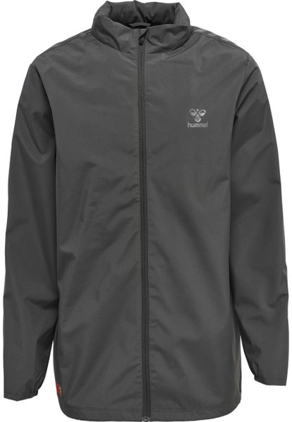 Kurtka do piłki nożnej męska Hummel Grid All Weather. Czarne kurtki Hummel, l, bez wzorów, z materiału, bez kaptura. Za 387.50 zł.