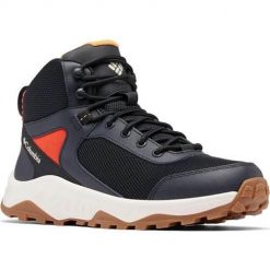 Buty trekkingowe męskie Columbia Trailstorm Ascend Mid. Czarne trekkingi Columbia, bez wzorów, z materiału, za kostkę, bez zapięcia. Za 516.00 zł.