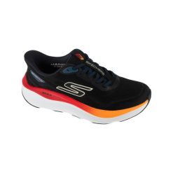 Buty do biegania męskie, Slip-Ins: Max Run. Czarne buty do biegania Skechers, bez wzorów, bez zapięcia, do biegania, skechers sport. Za 479.99 zł.
