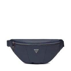 Saszetka nerka Guess. Niebieskie saszetki i nerki Guess, z aplikacjami. Za 419.99 zł.