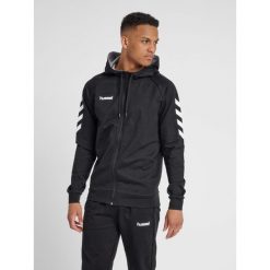 Bluza z kapturem sportowa męska Hummel Go Cotton Zip Hoodie. Czarne bluzy z kapturem Hummel, m, bez wzorów, z kapturem. W wyprzedaży za 153.05 zł.