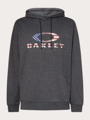 Oakley Bluza polarowa "Bark" w kolorze antracytowym rozmiar: M. Czarne bluzy z kapturem Oakley, m, bez wzorów, z polaru, z kapturem. Za 157.35 zł.