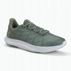 Buty Męskie Do Biegania Under Armour Treningowe Lekkie Charged Speed. Zielone buty do biegania Under Armour, bez wzorów, bez zapięcia, do biegania. Za 209.99 zł.