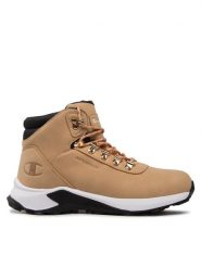 Champion Trzewiki Mid Cut Shoe Mican S21893-CHA-MS053 Beżowy. Brązowe botki sznurowane Champion, bez wzorów, ze skóry, bez obcasa, bez zapięcia. Za 349.99 zł.