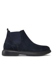Geox Sztyblety U Ottavio U16DCC 00022 C4002 Granatowy. Niebieskie botki sznurowane Geox, bez wzorów, ze skóry, bez obcasa, bez zapięcia. Za 569.99 zł.