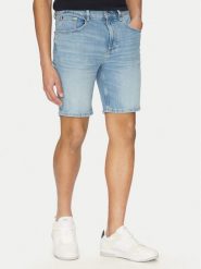 Tommy Hilfiger Szorty jeansowe Brooklyn MW0MW39195 Niebieski Slim Fit. Niebieskie szorty Tommy Hilfiger, m, bez wzorów, z bawełny. Za 259.99 zł.