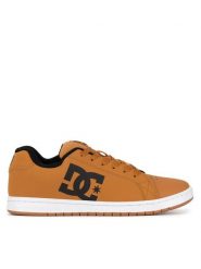 DC Sneakersy GAVELER SN ADYS100574-KWH Brązowy. Brązowe buty sportowe casual DC, bez wzorów, ze skóry, bez zapięcia. Za 175.99 zł.