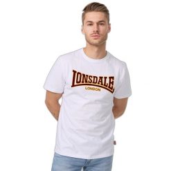 T-shirt o wąskim kroju Lonsdale Classic. Białe t-shirty sportowe Lonsdale, bez wzorów, bez ramiączek. Za 169.00 zł.