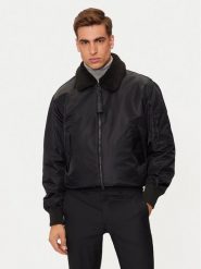 Calvin Klein Jeans Kurtka bomber J30J326108 Czarny Regular Fit. Czarne kurtki Calvin Klein Jeans, l, bez wzorów, z jeansu, bez kaptura. Za 549.99 zł.