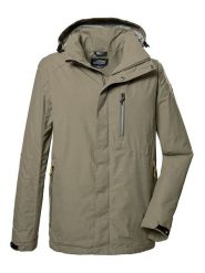 Killtec Kurtka funkcyjna "KOS 256" w kolorze oliwkowym rozmiar: M. Brązowe kurtki outdoor i hardshell KILLTEC, m, bez wzorów, bez kaptura. Za 215.71 zł.