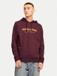 Jack&Jones Bluza Alvis 12256848 Bordowy Standard Fit. Czerwone bluzy Jack&Jones, m, bez wzorów, z syntetyku, bez kaptura. Za 89.99 zł.