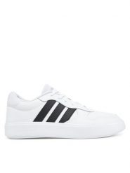 Adidas Sneakersy Litecourt IH0856 Biały. Białe buty sportowe casual Adidas, bez wzorów, ze skóry, bez zapięcia. Za 209.99 zł.