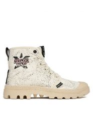 Palladium Trapery Pampa Demodog 74497-180-M Biały. Białe trapery Palladium, z materiału, bez zapięcia. Za 364.65 zł.