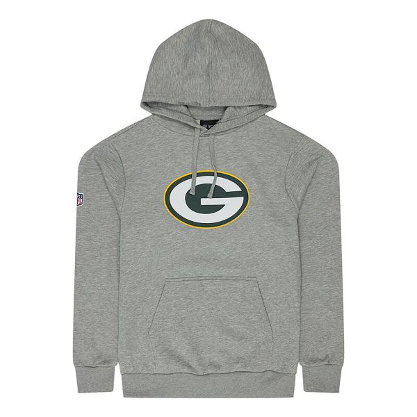 Bluza z kapturem Green Bay Packers NFL. Szare bluzy z kapturem New Era, m, bez wzorów, z bawełny, z kapturem. Za 293.85 zł.