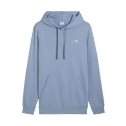 Bluza z kapturem Puma Logo N° 1 Essentials. Niebieskie bluzy Puma, m, bez wzorów, z kapturem. W wyprzedaży za 186.15 zł.