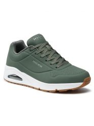 Skechers Sneakersy Stand On Air 52458/OLV Zielony. Zielone buty sportowe casual Skechers, bez wzorów, z materiału, bez zapięcia. Za 319.99 zł.