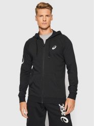 Asics Bluza Big Fz 2031A983 Czarny Regular Fit. Czarne bluzy ASICS, l, bez wzorów, z syntetyku, bez kaptura. Za 169.99 zł.