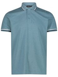 CMP Koszulka polo w kolorze turkusowym rozmiar: 54. Niebieskie koszulki polo CMP, bez wzorów, bez kołnierzyka, bez ramiączek. Za 73.45 zł.