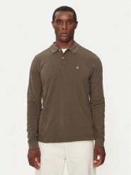 United Colors Of Benetton Polo 3089J3204 Brązowy Regular Fit. Brązowe koszulki polo United Colors Of Benetton, l, bez wzorów, z bawełny, bez kołnierzyka, bez ramiączek. Za 129.99 zł.