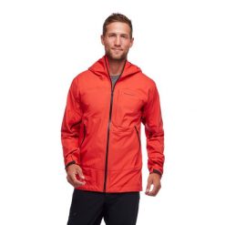 Kurtka przejściowa męska Black Diamond Highline Stretch Shell. Brązowe kurtki Black Diamond, m, bez wzorów, bez kaptura. Za 646.99 zł.