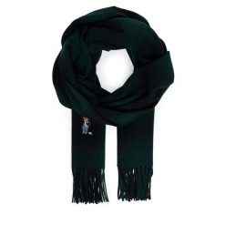 Szalik Polo Ralph Lauren. Zielone szaliki Polo Ralph Lauren, bez wzorów. Za 599.99 zł.