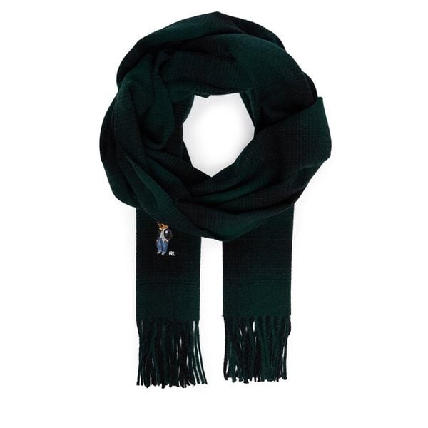 Szalik Polo Ralph Lauren. Zielone szaliki Polo Ralph Lauren, bez wzorów. Za 599.99 zł.