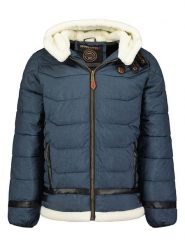 Geographical Norway Kurtka zimowa "Ayerstock" w kolorze niebieskim rozmiar: S. Niebieskie kurtki Geographical Norway, na zimę, s, bez wzorów, bez kaptura. Za 190.18 zł.